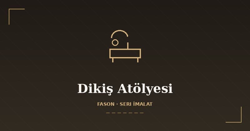 Terzi Can, Konyaaltı Antalya dikim ve tadilat atölyesi