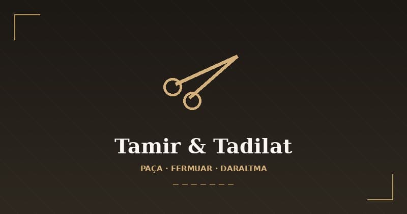 Antalya terzi atölyesinde kıyafet tamiri ve tadilat çalışması